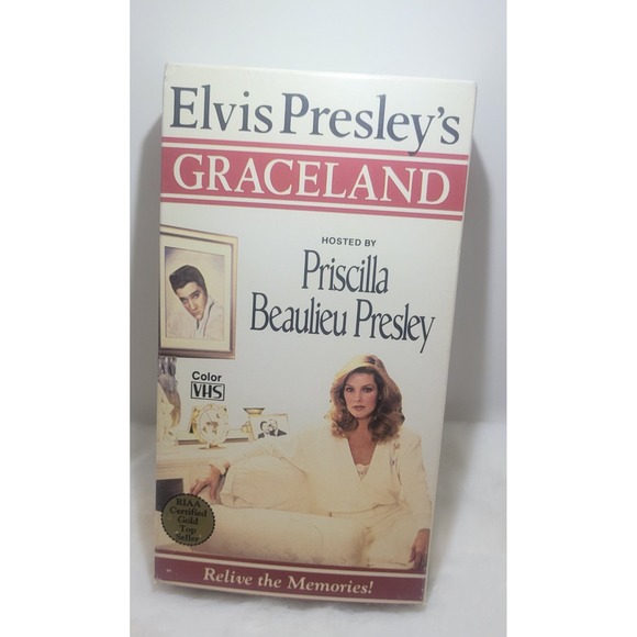 Elvis Presley's Graceland VHS 1985 Priscilla Beaulieu Presley Narration (Used) - Picture 1 of 2